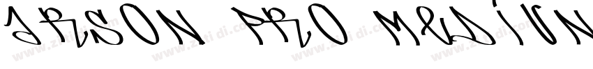 arson pro mediun字体转换
